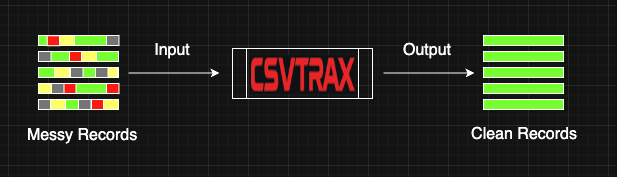 CSV Data can be Cleansed