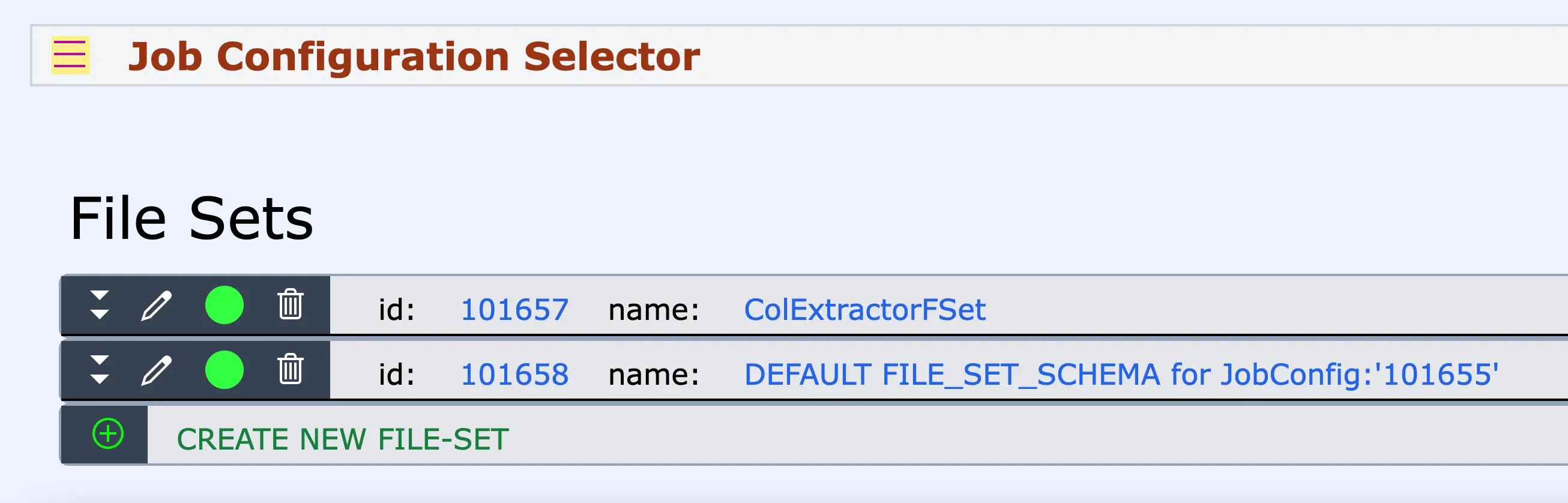 File Set Model